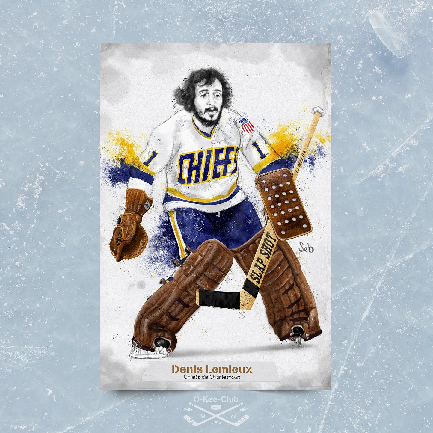 Denis Lemieux Retro ‘77 Print