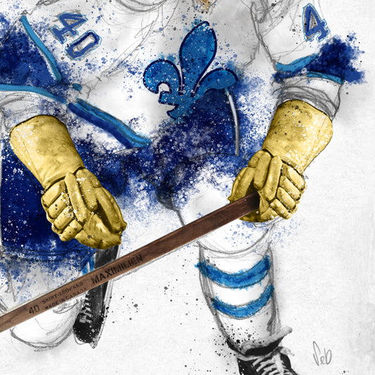 Max Retro '49 Wooden Framed Print