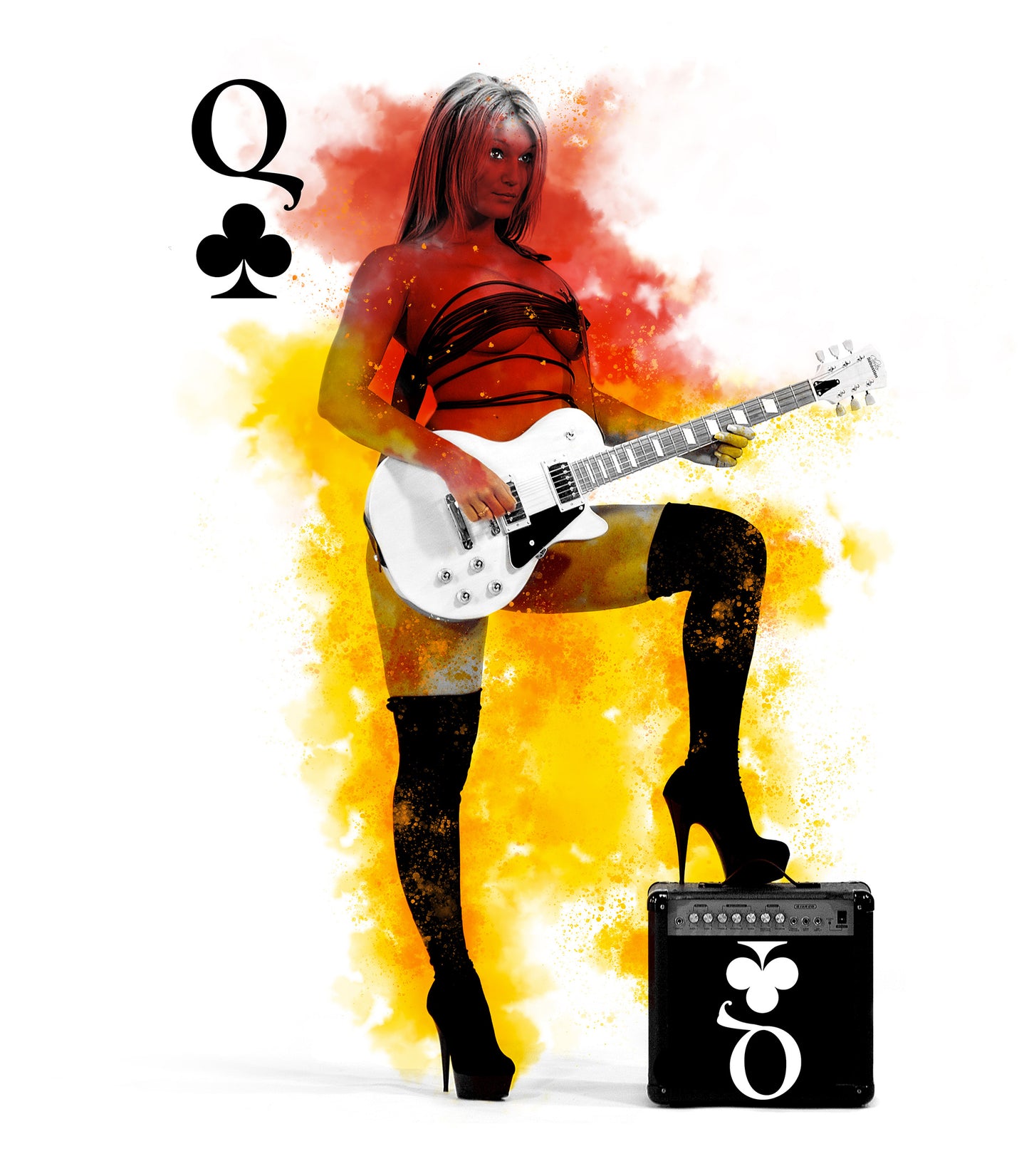 Queen Of Clubs T-Shirt