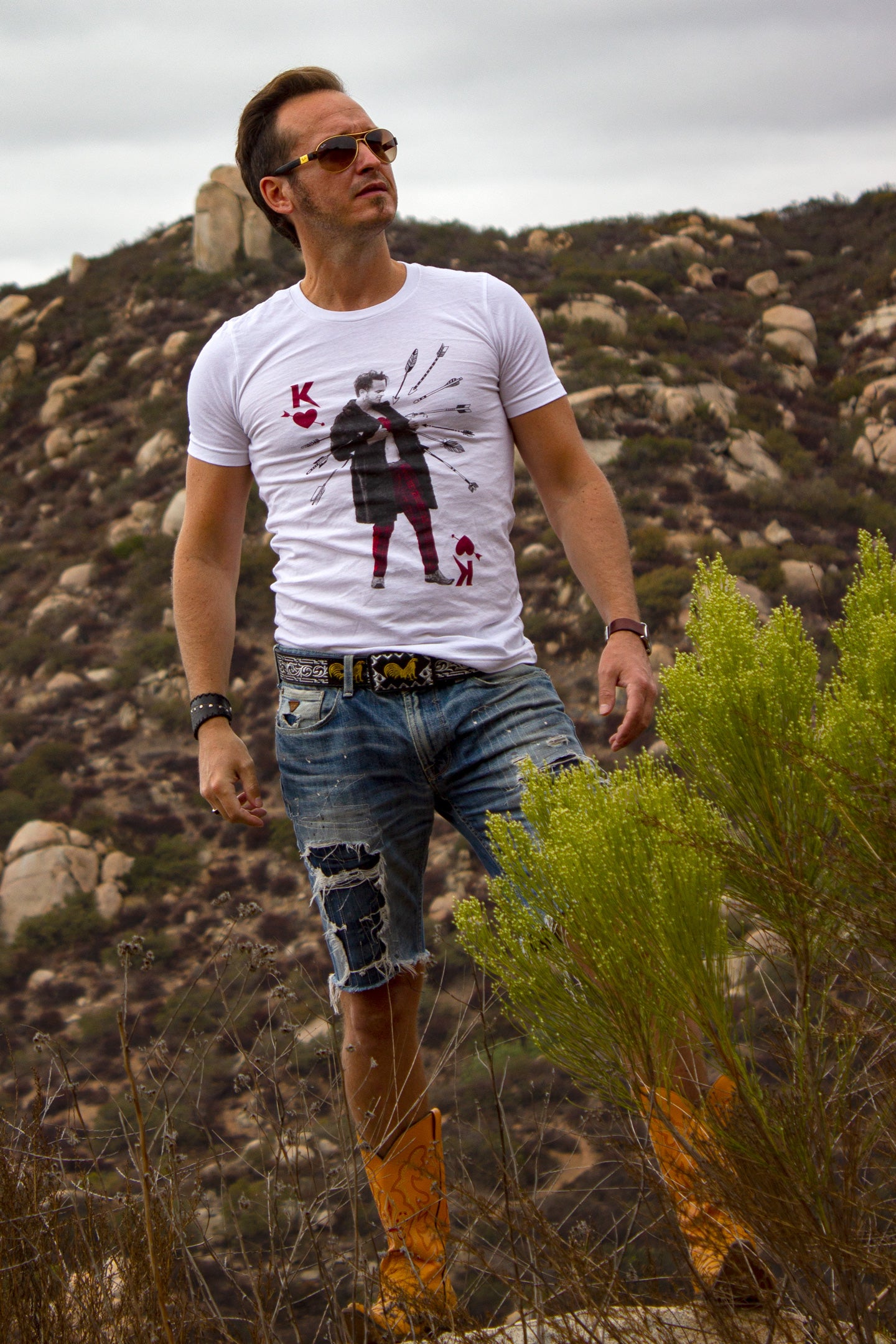 Le t-shirt roi de coeur