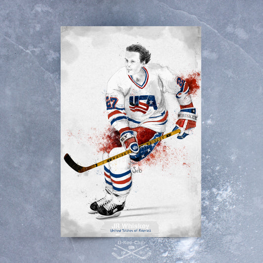 JR Whiskey USA 1991 Art Print