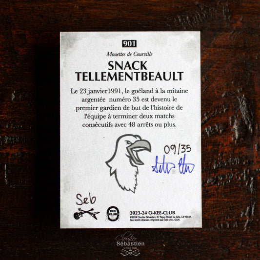 La carte rétro 1991 Snack Tellementbeault