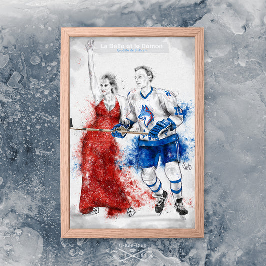 Beauty Retro '89 Wooden Framed Print
