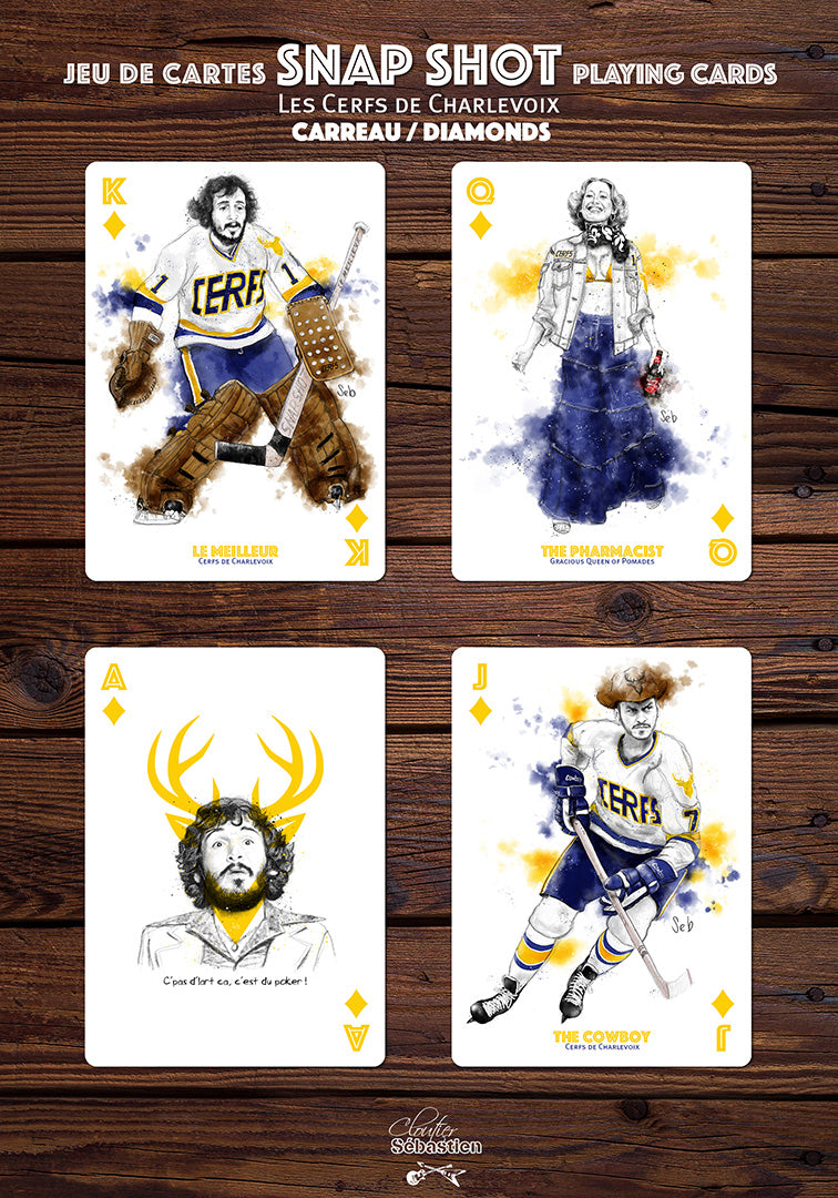 Jeu de cartes artistique Snap Shot
