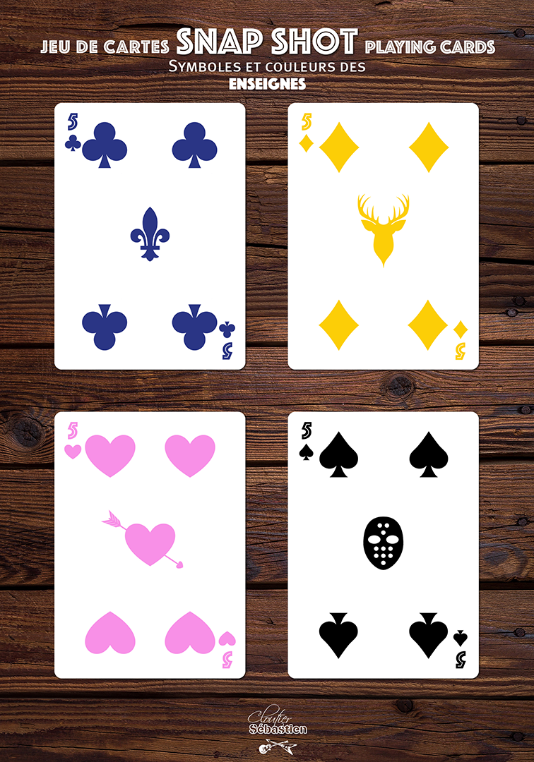 Jeu de cartes artistique Snap Shot