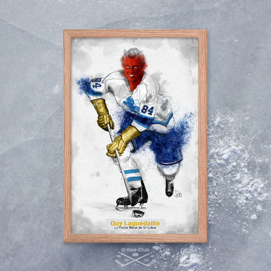 Guy Retro '59 Wooden Framed Print