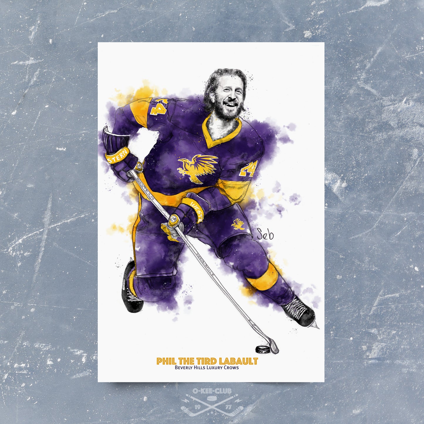 Phil The Tird Labault 1977 Print
