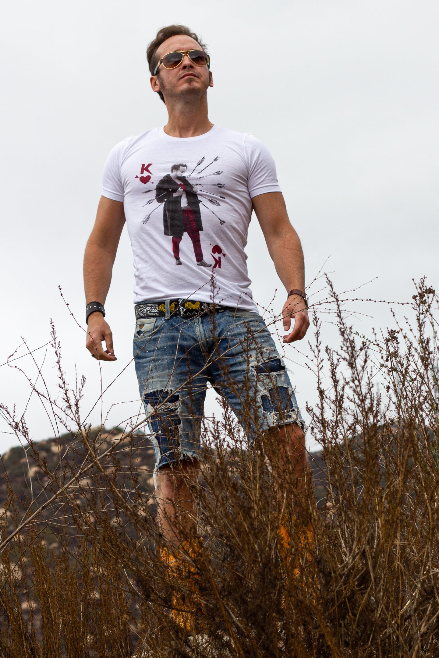 Le t-shirt roi de coeur