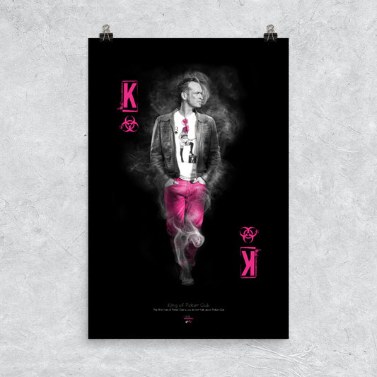 King Of Poker Club Art Poster