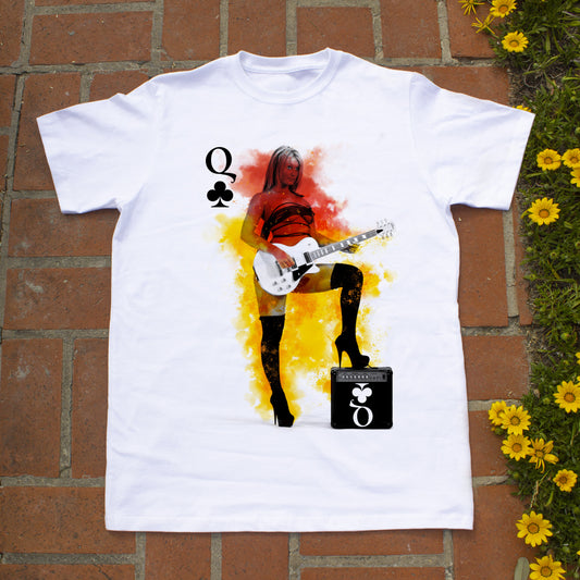 Queen Of Clubs T-Shirt