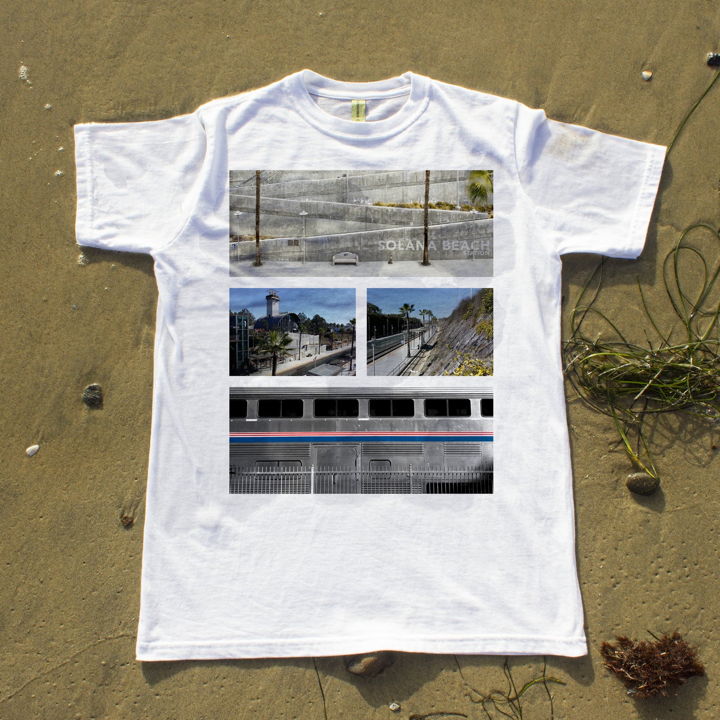 Solana Beach Station Organic T-Shirt